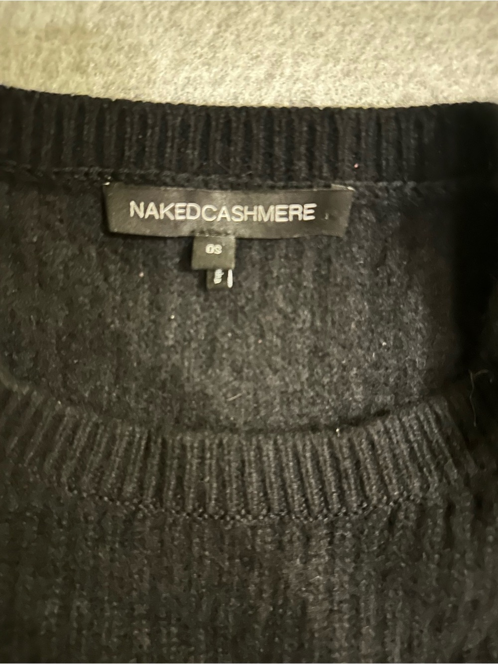 NakedCashmere Black Women’s Crewneck Cashmere Sweater